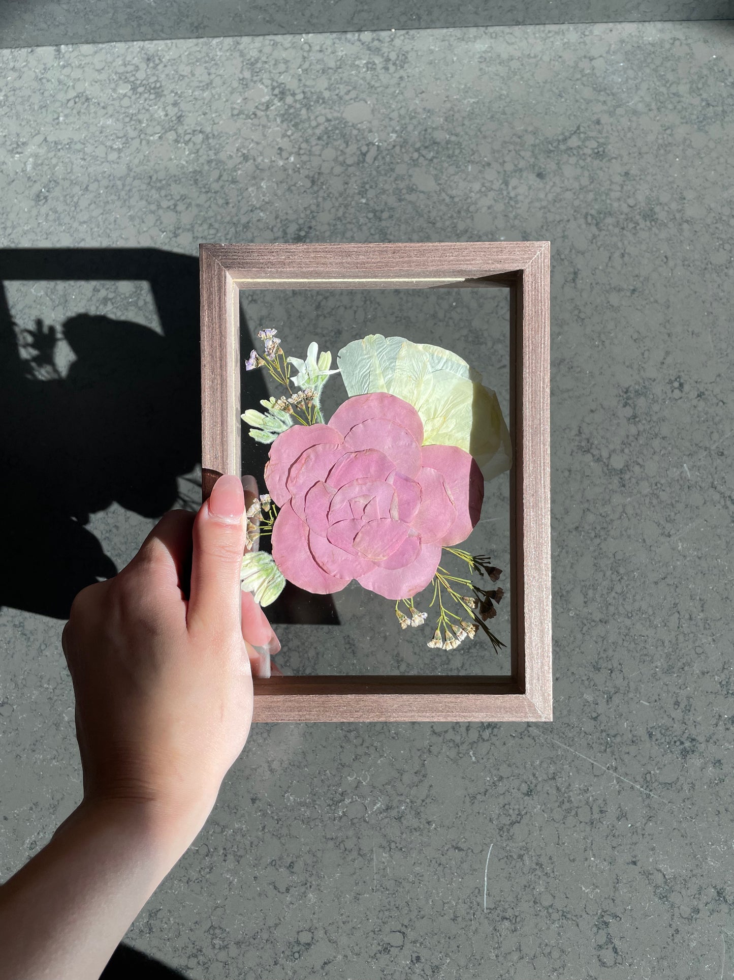 Boutonnieres Solid Wood Preservation Framed Art