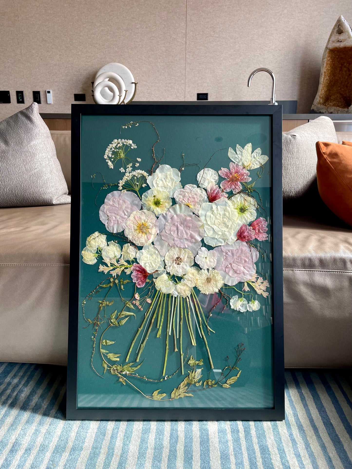 Premium Solid Wood Frame Bouquet Preservation