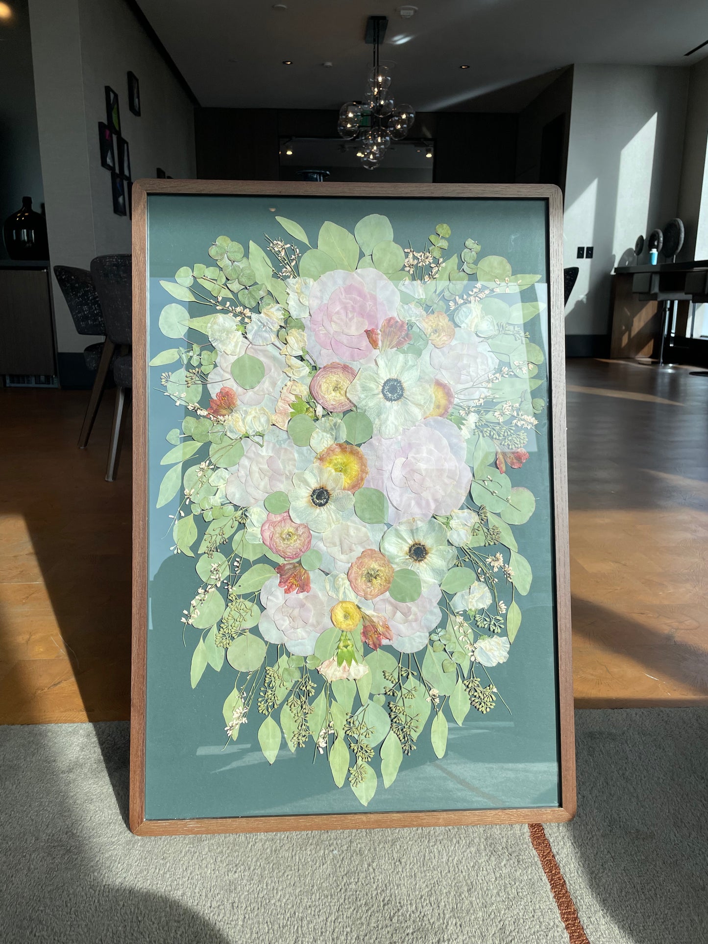 Premium Solid Wood Frame Bouquet Preservation