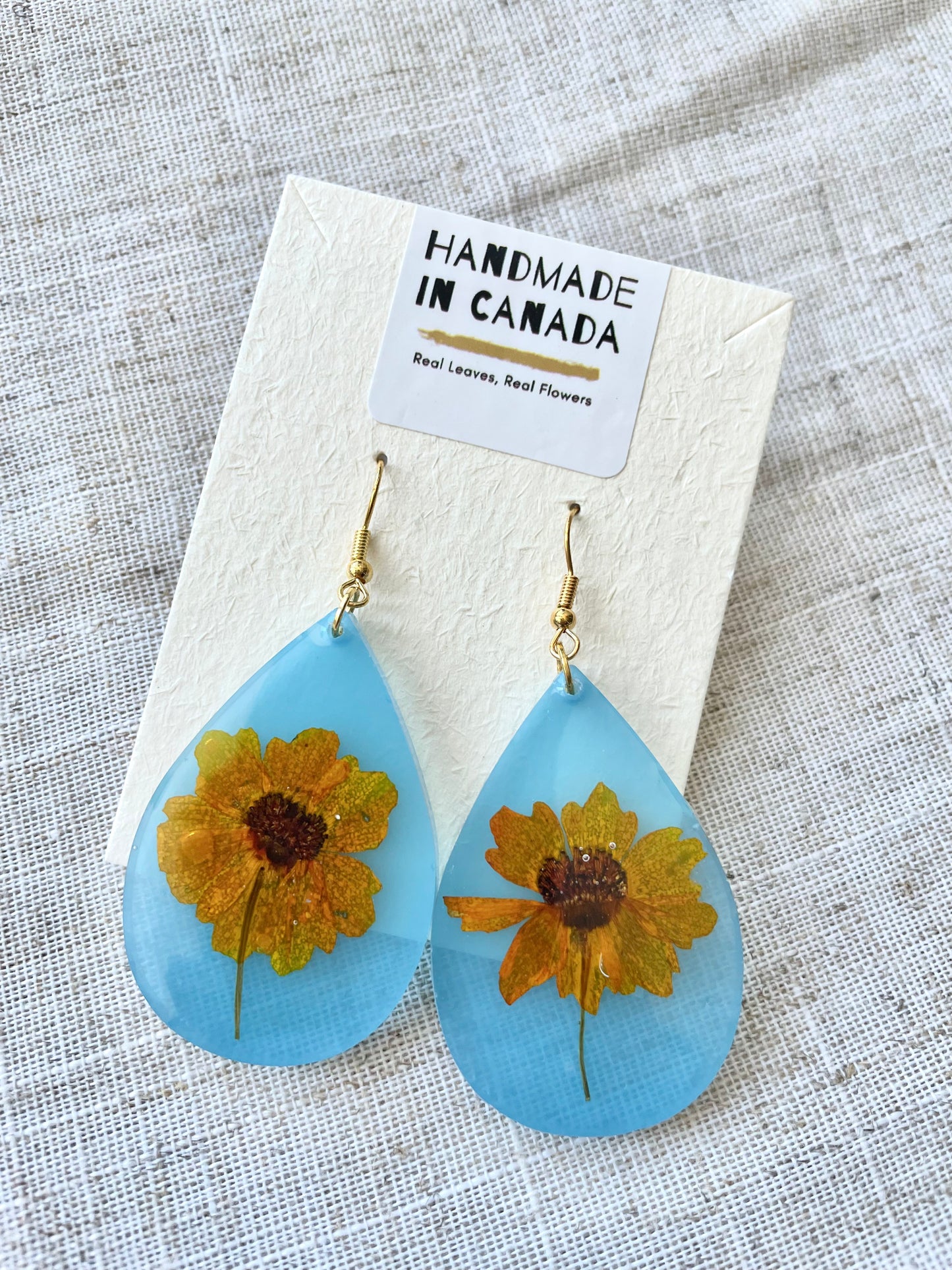 Modern Celestial Blue Earrings