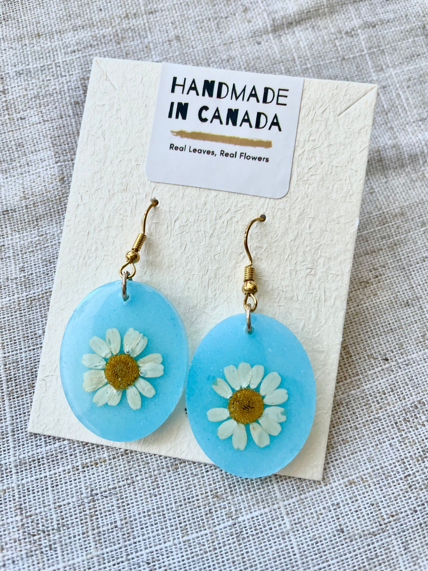 Modern Celestial Blue Earrings