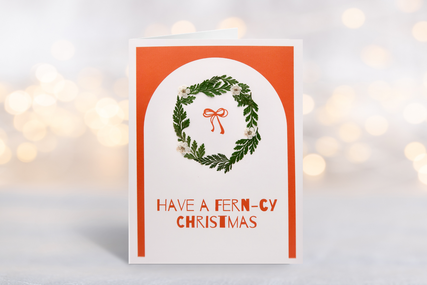 Have a Fern-cy Christmas Card