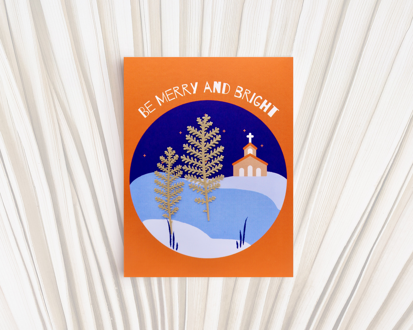 Be Merry and Bright Christmas Card