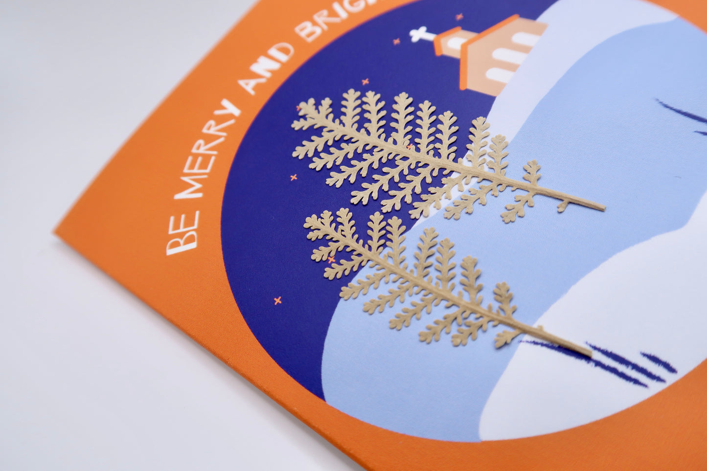 Be Merry and Bright Christmas Card