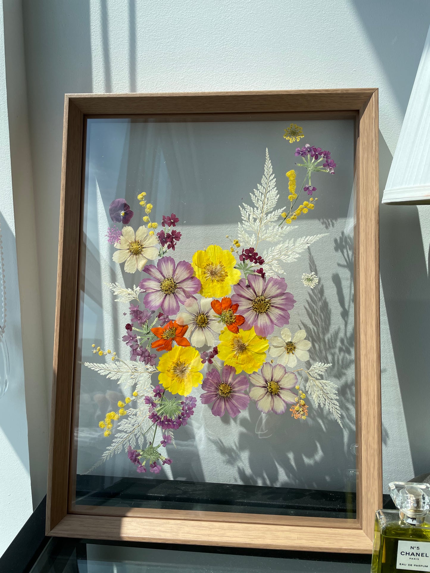 Wildflower Breeze - Large Pre-made Pressed Flower Wall Art