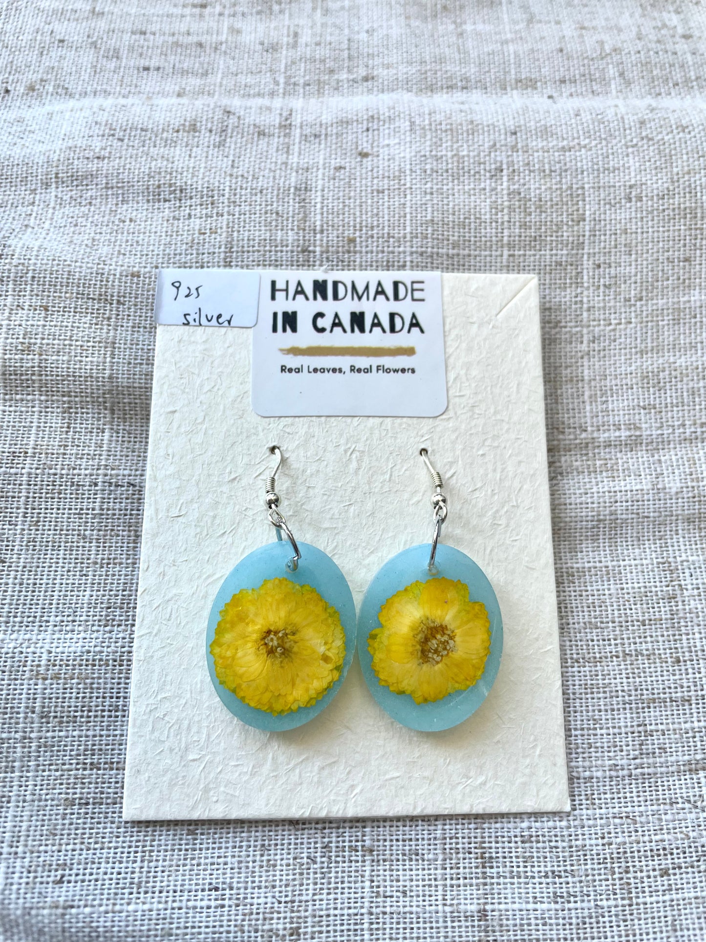 Petite Sunny Blue Drop Earrings