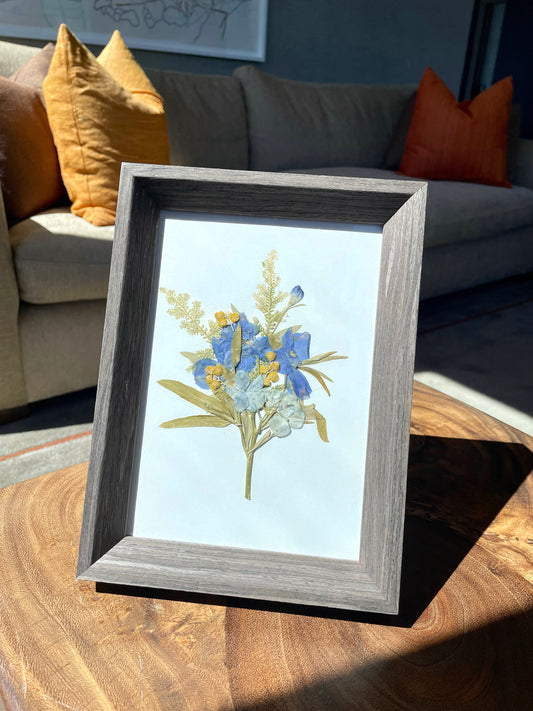 Meadow Breeze Pressed Flower Art