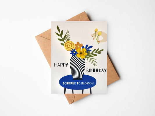 Continue to Blossom Birthday Card