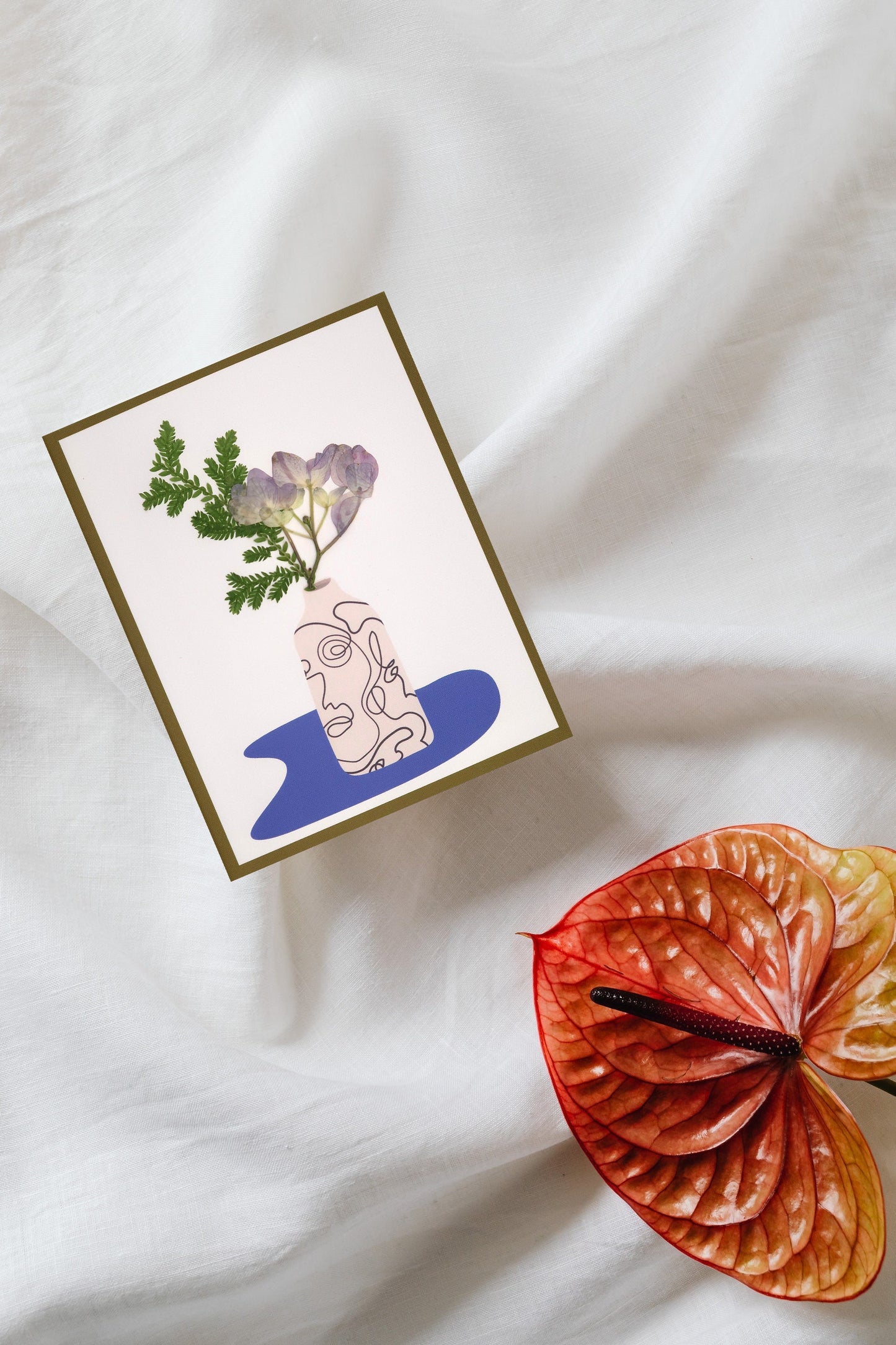 Pastel Hydrangea Card